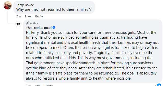 20 The Exodus Road 3 girls are free from sex trafficking in