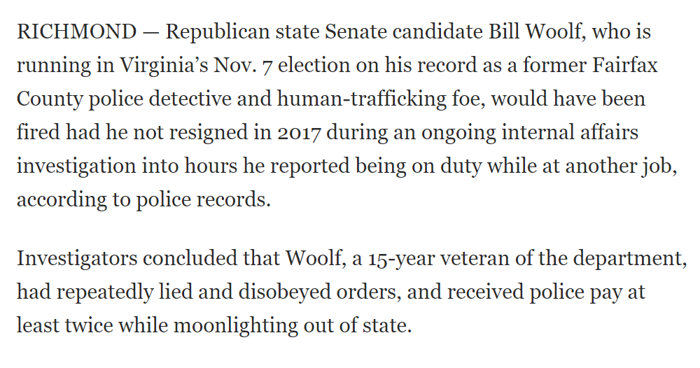 Ex detective running for Virginia Senate resigned amid investigation The Washington Post 2024 01 22 14